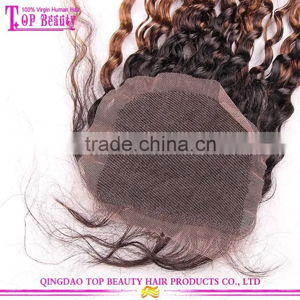 Grade 8a Brazilian Human Virgin Hair Bundles With Lace Closure Cheap Ombre Hair Extension Lace Closure photo-3