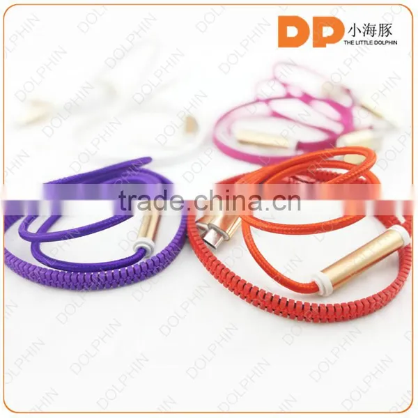 Best Product Usb 2.0 Type c 2 in 1 Usb Cable Usb Data Cable Zipper Earphone photo-6