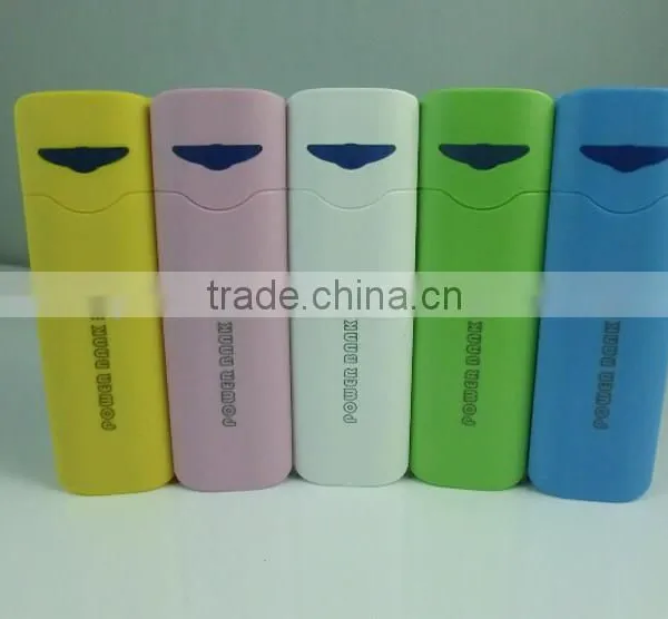 2015 Promotion Gift Square Best Quality Portable Power Bank Power Bank 2600mAh photo-3