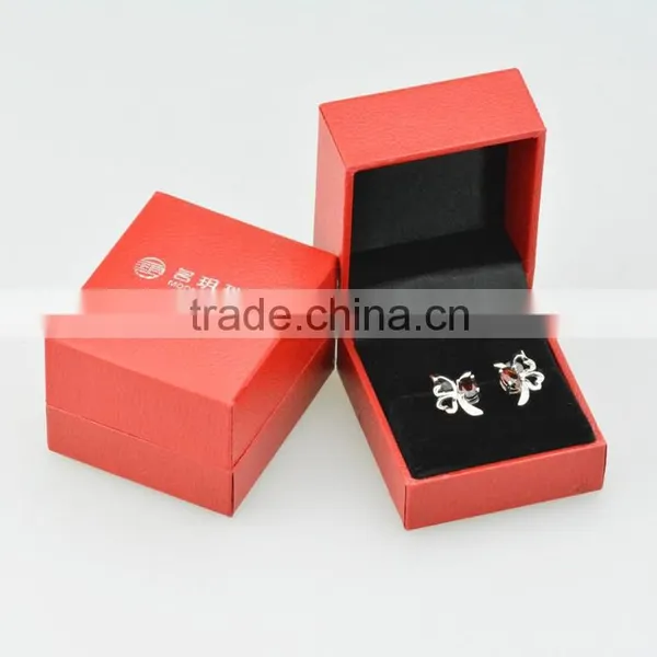 Fashion Garnet CZ Earrings, Hot Stud Earrings photo-3