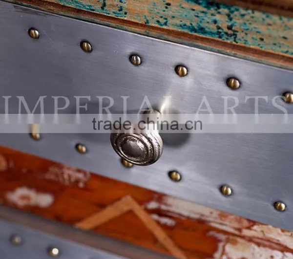Antique Recycled Wood Drawer Chest photo-2