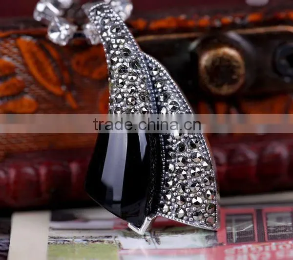 Horn Shaped Pendant Handmade Jewelry Thailand Factory Direct Wholesale photo-3