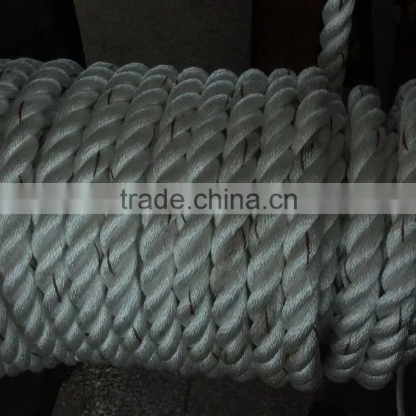 Diameter 28mm 3 Strand/ST Polyester/PES Twist Mooring Ropes photo-2