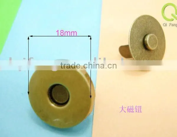 QF low price 18mm magnetic button