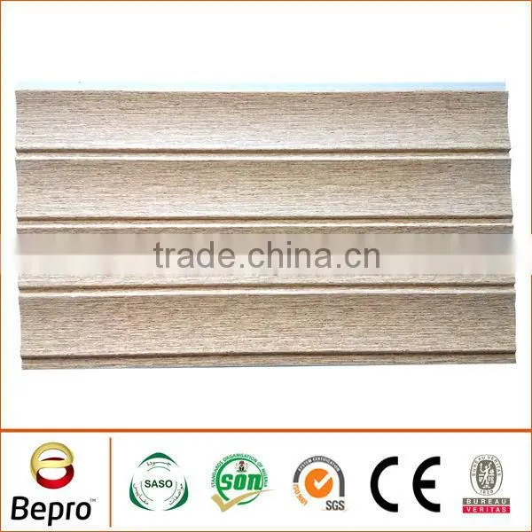 25cm Four Grooves Groove Decorative PVC Wall Panel for Bathroom photo-3