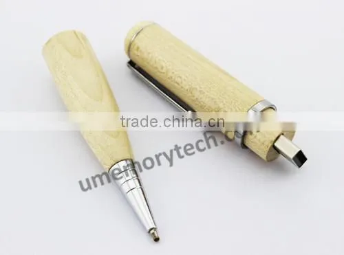 2017 New Design Wooden Pen Usb Memory Drive Stick 8gb 16gb photo-5