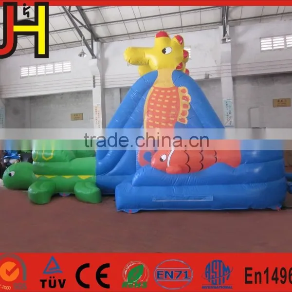 Hot Sale Inflatable Pool Side, Ocean Theme Turtle Bounce House, Pool Water Slide photo-3
