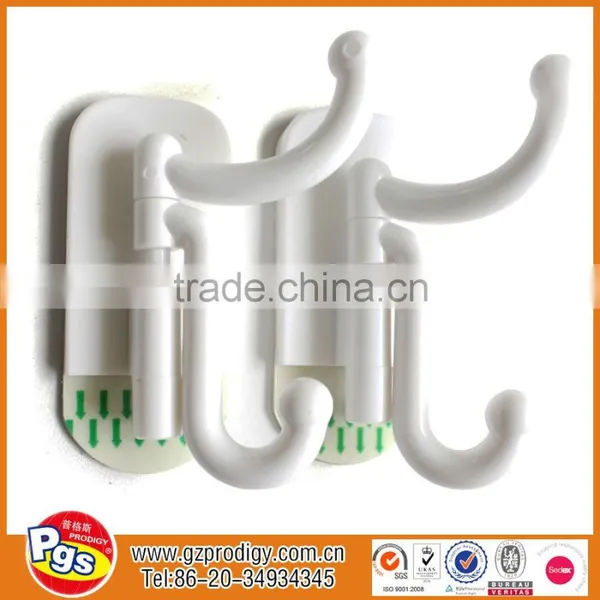 Hot Selling Small Plastic Strong Self Adhesive Wall Hanging Clothes Hooks photo-4
