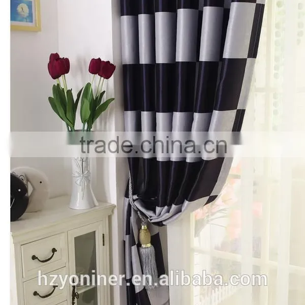 2015 Hot Sale Printed Designed No. 01 Window Curtains, Made- up Black Out Fabric in Home or Hotel photo-3