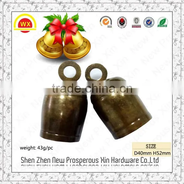 Cute Cheaper Hand Metal Christmas Jingle Brass Bell In Stock photo-4