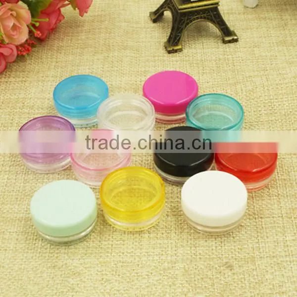 PP PS Plastic Type and Skin Care Cream Use 3g Plastic Cream Jar