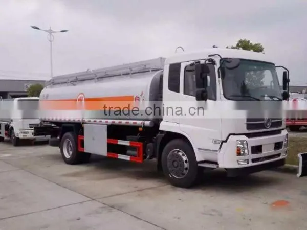 Aluminium / Carbon Steel / Stainless Steel 5mm / 6mm Fuel Tank 14m3 Dongfeng Oil Storage Tank Truck photo-4
