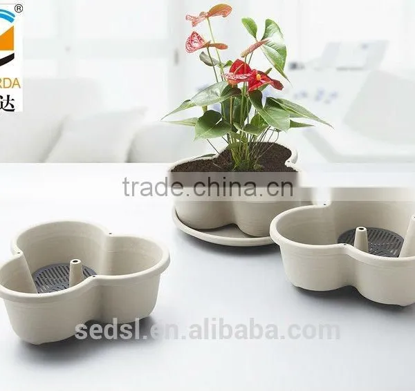 Hot Sale Self-watering Stackable Plastic Garden Planters and Pots photo-3