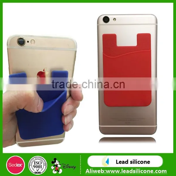 3M Sticky Silicone Smart Wallet,Silicone Phone Card Holder photo-4