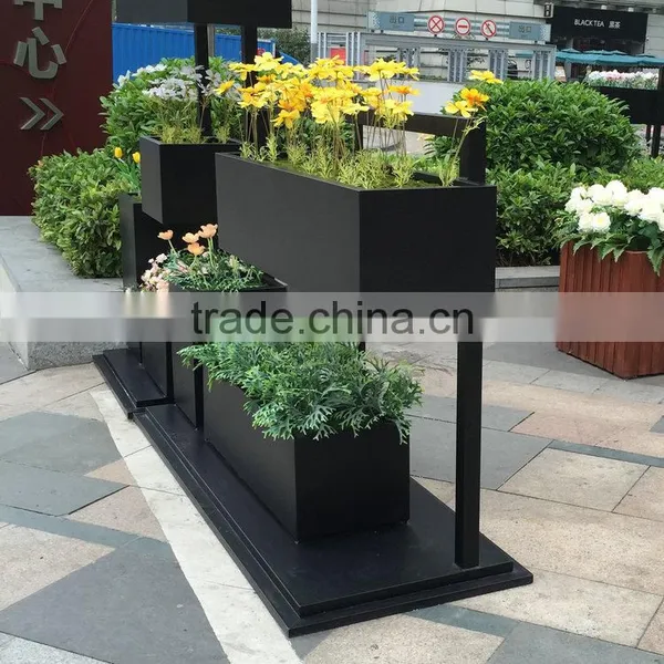 Fiberglass Modern Square Planter photo-2