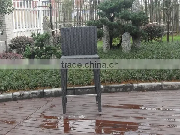 Outdoor/Indoor Furniture Rattan/Wicker Patio Bar Set photo-5