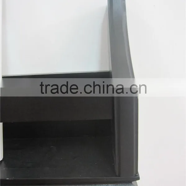 Black Wooden Decorative Floating Wall Shelf photo-5