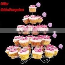 Perfect Decorative Metal Cupcake Wedding Cake Stand Rack photo-3
