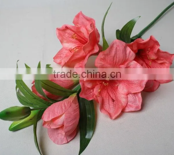 Natural Vallota Speciosa Fabric Vallota Speciosa Decorative Vallota Speciosa Artificial Flower for Wholesale photo-4