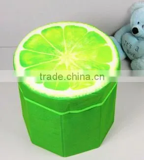 Small Size Cute Lint Folded Fruit Storage Box photo-4