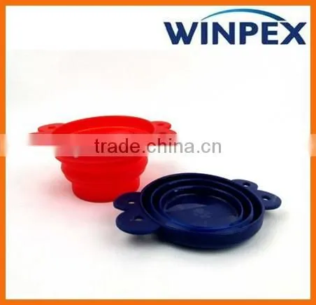 Collapsible Dog Bowl, Foldable Dog Bowl, Silicone Dog Bowl
