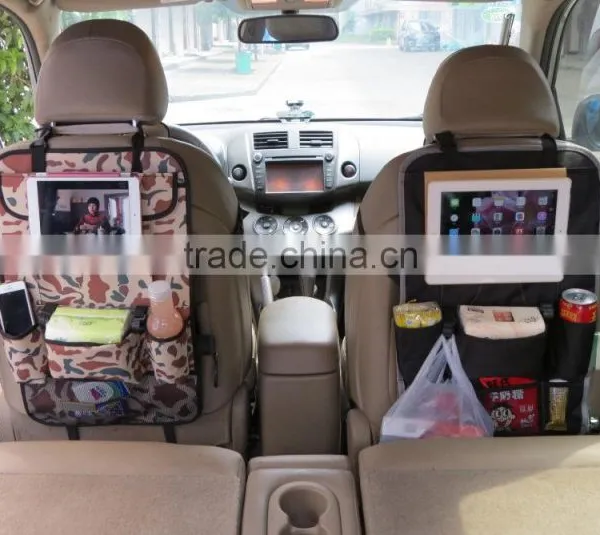 Army Green Color Auto Back Seat Organzier photo-4