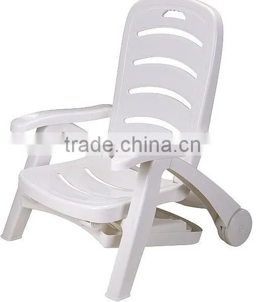 Leisure Outdoor Furniture Plastic Folding Beach Chair photo-3