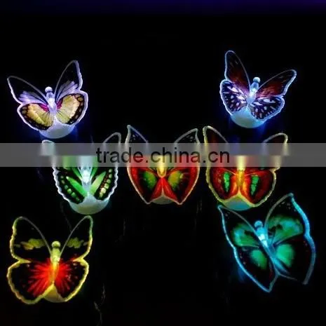 Promotion Gift Children Toy Refrigerator Fridge Butterfly Magnet,DIY Glow Colorful 3d Butterfly Stickers photo-4