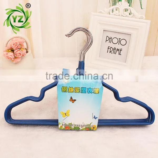 A358 Laundry Product Anti Slip Metal Pvc Coated Clothes Hanger