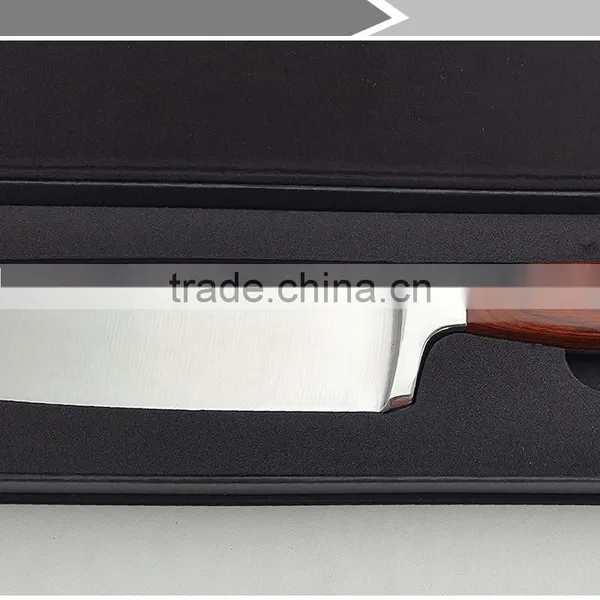 8 Inch Stainless Steel Chef Knife, Professional Kitchen Cutlery, Triple Riveted photo-4