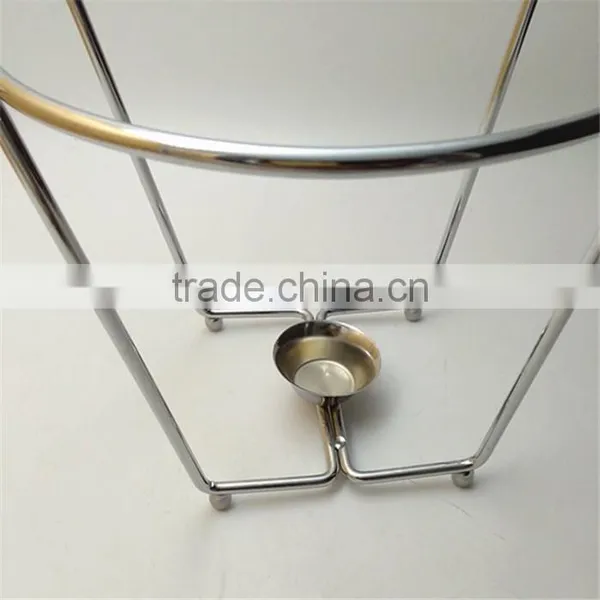 Large 4L Round Chafing Dish Glass Hot Food Warmer With Glass Dish photo-5