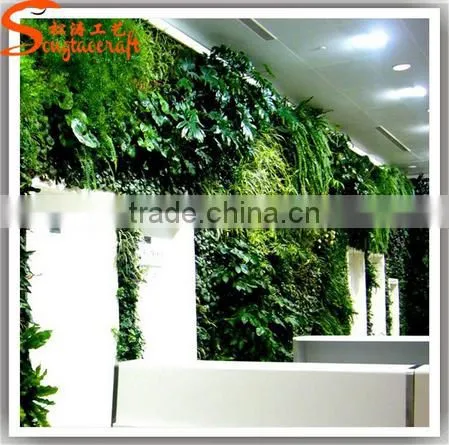 Wholesale Manufacturers Artificial Plant Wall Fake Plastic Vertical Green Wall System photo-3