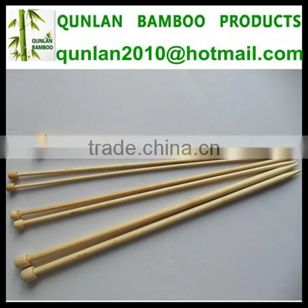 1 Pair/Pack Single Pointed Bamboo Knitting Needle photo-2