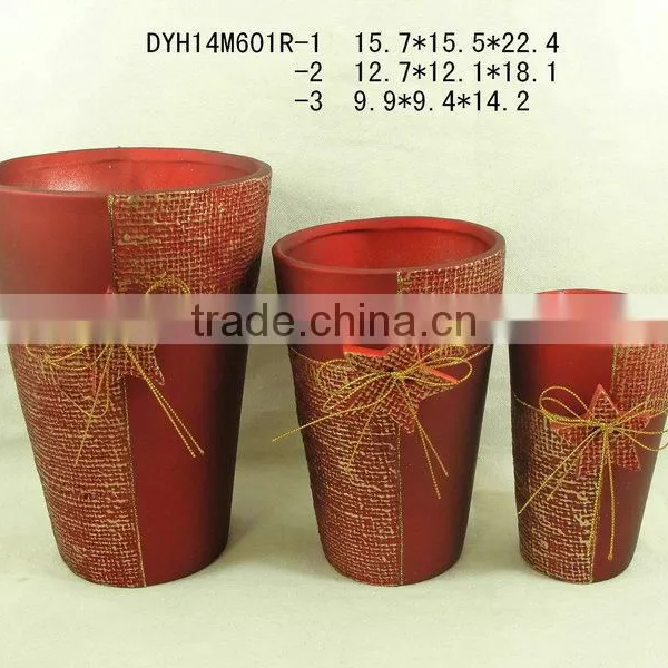 Christmas Ceramic Flower Vase