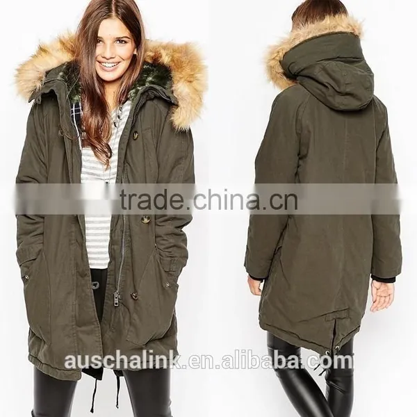 OEM Service Women Cheap Winter Keep Warm Parka Coats photo-5