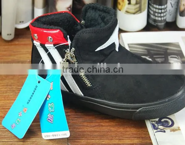 GZYNew Design Good Quality Warmly Colorful Kids Leather Shoes photo-4