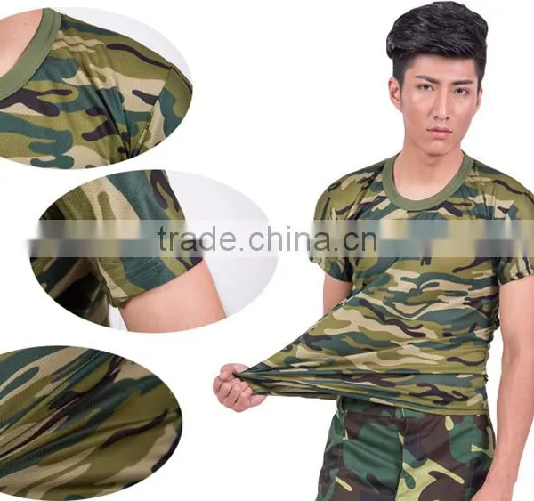 Oem Service Polyester/cotton Camouflage T-shirt Wholesale From Ningbo photo-3