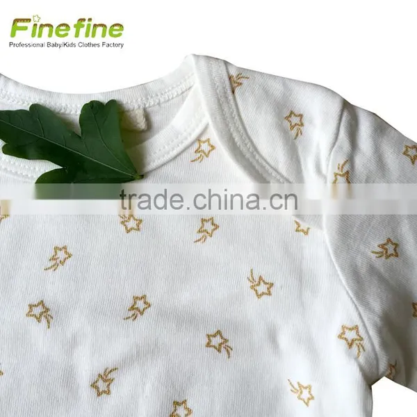 Lovely Oem Custom Baby Clothes Cute Organic Print Baby Romper photo-5