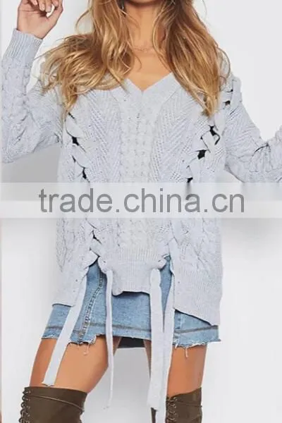 Runwaylover 152 New Design 2017 Ladies Fashion Knitted Hollow Out T-Shirt photo-3