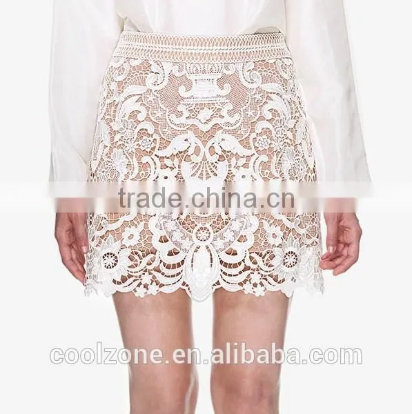 Latest Perfect Pattern Lace Mini Skirts Fashion 2015 photo-5