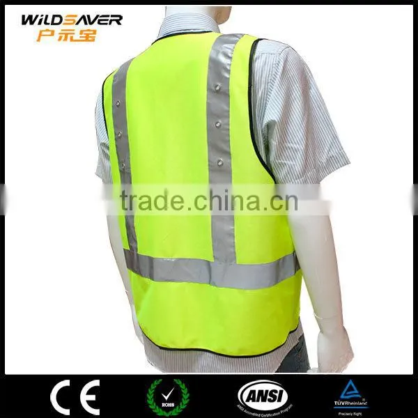 LED High Visible Workwear Vest Reflective and Lighting photo-4