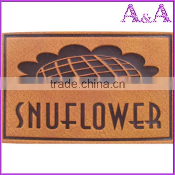 Wholesale Factory Direct Fashion Custom Leather Labels and Tags for Clothing photo-2