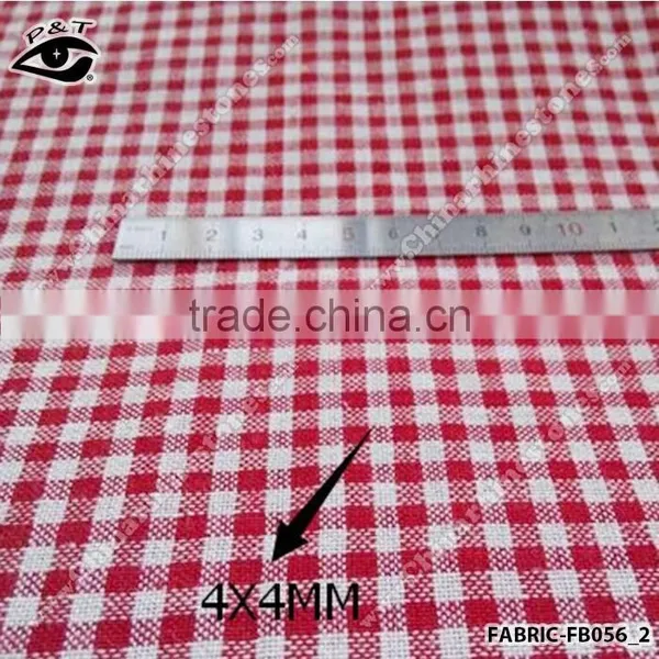 New Fabric Scottish Check Pattern Fabric Pure 100% Cotton Fabric photo-3