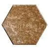 OEM 12mm Decorative Gloss Hexagon Marble Acrylic Sheet Kitchen Tiles