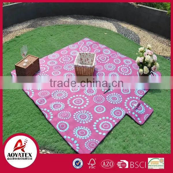 Large Size Family Use Polar Fleece Outdoor Activity Picnic Blanket photo-5