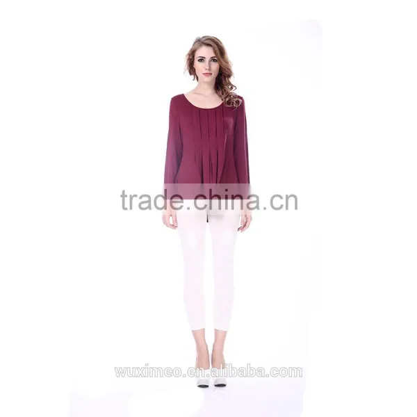 Size Custom Made Top Level Ladies Grey Blouses photo-3