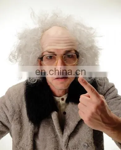 Bald Wig for Old Men,Einstein Wigs MW-003 photo-5