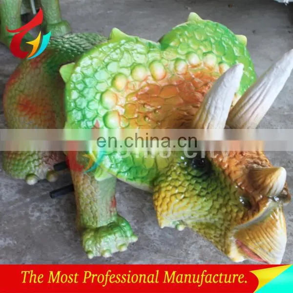 Park Equipment Lifelike Riding Dinosaur photo-4