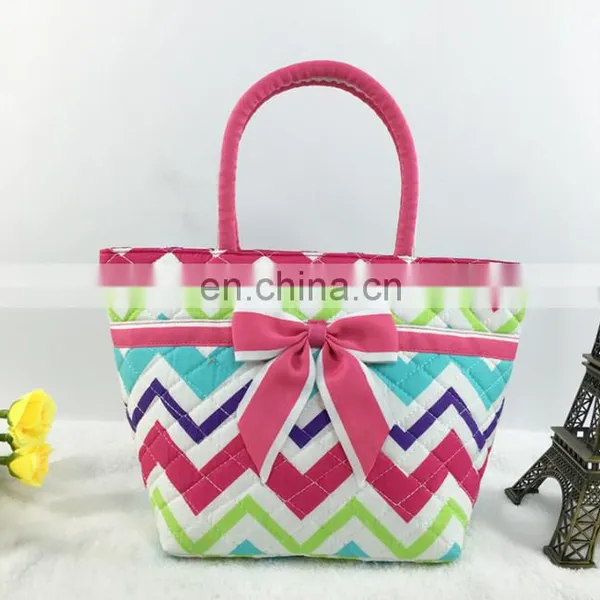 New Arrival Cotton Handbag With Bowknot