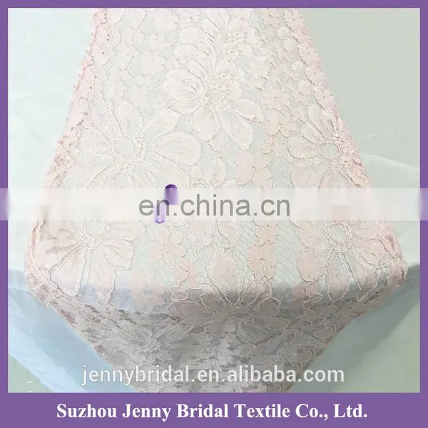 TL044 Light Pink Wedding Table Runners Embroidered Table Runner Wedding Table Decoration photo-3